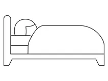 Людина в ліжку emoji