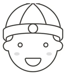 Людина з китайською кепкою