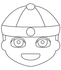 Людина з тюбетейкою