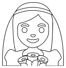 Людина з вуалью emoji