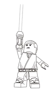 Люк скайвокер із серії lego: зоряні війни