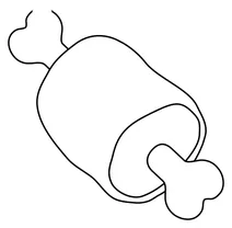 М’ясо на кістках emoji