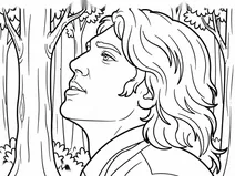 Man in the forest
