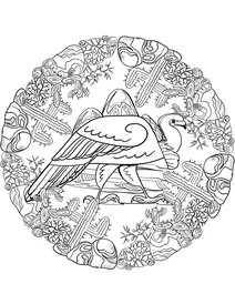 Мандала зі стерв’ятником