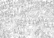 Mardi gras assembled poster