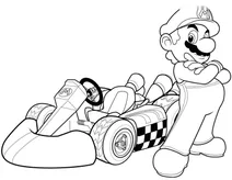 Маріо в mario kart wii