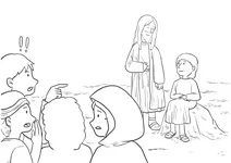 Марка 5:14-15 чоловік, що жив серед мертвих
