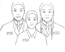 Md, rn and med. tech. – лікар, медсестра та медичний технік