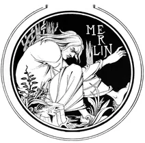 Мерлін із le morte d'arthur