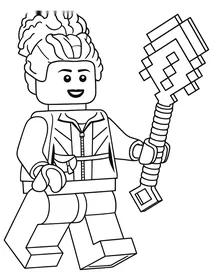 Minecraft dawn runcie lego minifigure