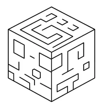 Minecraft slime cube