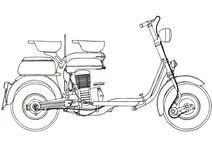 Мотор lambretta 125e