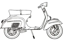 Мотороллер piaggio vespa 125 s
