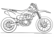 Мотоцикл для перегонів по болотяних трасах honda dirt bike
