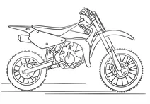 Мотоцикл для перегонів по дерт-трасах suzuki dirt bike