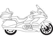 Мотоцикл honda goldwing
