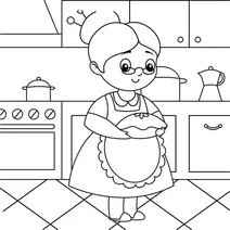 Мультяшна бабуся