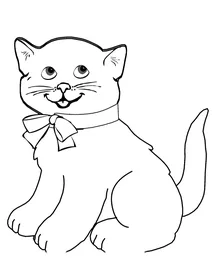 Мультяшне кошеня
