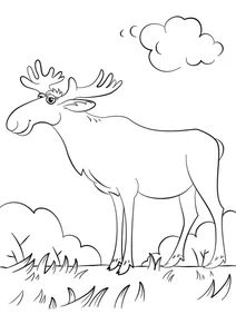 Мультяшний американський лось