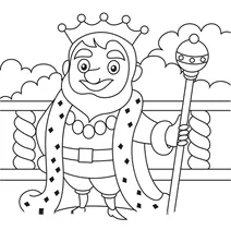 Мультяшний король