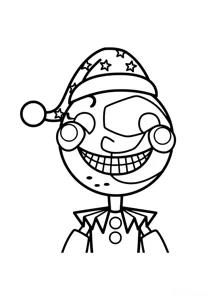 Розмальовка «Мундроп із Фнаф»: роздрукувати, завантажити