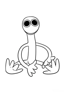 Розмальовка «Милий фіолетовий»: роздрукувати, завантажити