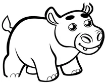Милий маленький бегемот