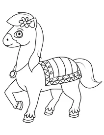 Милий мультяшний кінь