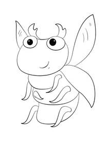 Милий мультяшний клоп
