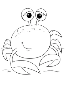 Милий мультяшний краб