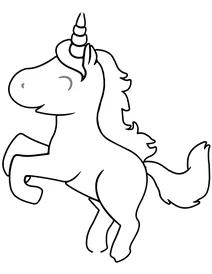 Милий мультяшний єдиноріг