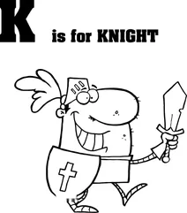 На k літеру починається слово ” knight