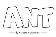 Name coloring: ant