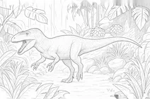Neovenator in the jungle