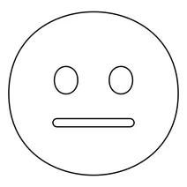Нейтральне обличчя emoji