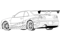 Nissan skyline gt-r 1999