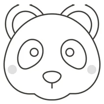 Обличчя панди