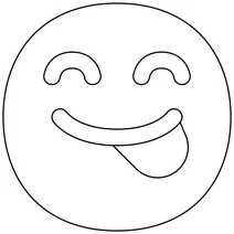Обличчя, смакуючи їжу emoji