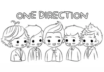 One direction в чібі-стилі