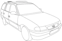 Opel astra caravan 1998-2004