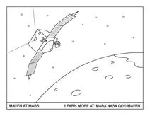 Орбітальний апарат maven наближається до марса