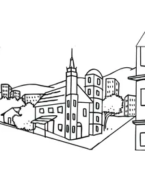 Панорама шведського міста