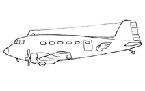 Пасажирський літак douglas dc-3