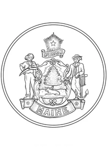 Печатка штату мейн