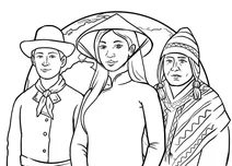 People of different countries