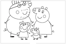 Peppa pig family