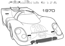 Перегоновий автомобіль 970 porsche 917k