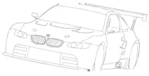 Перегоновий автомобіль bmw e92 m3 gtr