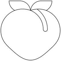 Персик (емодзі)