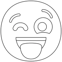 Підморгуюче обличчя з язиком emoji